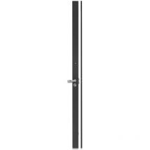 DOM - Serrure Electrique ban 300 3 points bouton de sortie et clavier a code Couleur - Noir, Sens Ouverture - Droit Poussant