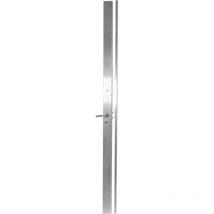 DOM - Serrure Electrique Inox Brosse ban 300 3 points Droit Tirant Metalux