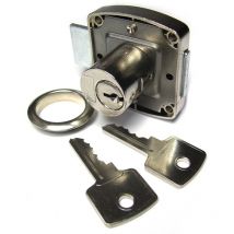 Serrure en applique cylindre l 44 x l 40 - axe 20 Strauss Vonderweidt