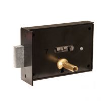 Bourg Industries - Pêne dormant incrochetable bourg mermier - 140 mm - Gauche - 107141