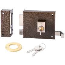 Serrure multipoint en applique CVL 1125AR – Cylindre rond – Finition en fer émaillé – Norme A2P – Côté d'ouverture de la porte, Sens de pose serrure, 