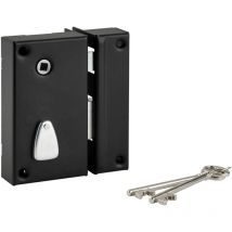 Serrure en applique verticale à clé, pêne dormant, droite, 70 x 110 mm, 2 clésSERRUPRIX