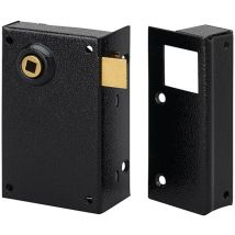 Metalux - Serrure en applique verticale à fouillot - Bec-de-cane main droite - métalux