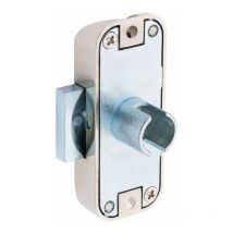 Ojmar - Serrure espagnolette - Pour panneau d'épaisseur maxi : 16 mm - Décor : Nickelé