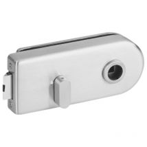 Serrure horizontale pour porte verre -