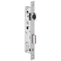 Stremler – Serrure Électrique À Larder 1 Point – Pêne Dormant Allongé 5 Mm – Entraxe 92 Mm – Axe 24 Mm – Pour Cylindre Européen