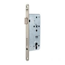 BKS - Serrure à mortaise pour porte d'entrée 0024 pzw 22/55/92/10mm din Droite argenté rd