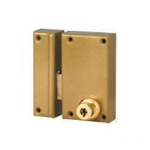 Pollux - Serrure en applique vertical pêne dormant cylindre de 45mm 5 ailettes gauche 210510