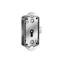 Serrure pour armoires art M98 avec tiges rotatives en zamak nickelA