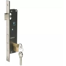 Serrure réversible Kiddyblock – 30 mm – Acier – Serrure monopoint en applique – Côté d'ouverture de la porte, Entraxe, Sens de pose serrure, Axe sur 