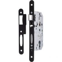 Vachette - Serrure monopoint à larder D459 urgence axe 50mm T20 bout rond finition noir 14503000