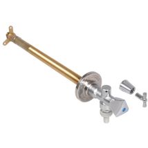Schlösser Armaturen - Serrures Frost-Tec raccord extérieur 0028151550001 2000 /2", poignée triangulaire, avec clé à douille, pour construction en