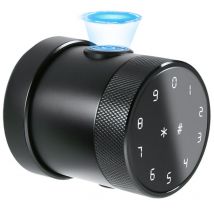 Serrures Intelligentes 5 en 1 - Entrée Sans Clé, Poignée de Porte Biométrique avec Clavier, Contrôle à Distance via l'Application Tuya, Mot de Passe,