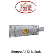 Serrure à appliquer A412 – Cylindre rond 25 mm – Quincaillerie – 2 clés incluses