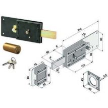 Serrures Welka Ferroglietto 012 Cylindre Fixe 6Mand Mm. 50