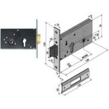 Serratura metallo infilare 121 Welka