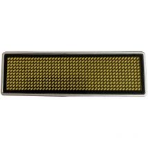 Sertronics - Shenzhen LeSun LED-Namensschild Orange 44 x 11 Pixel (b x h x t) 93 x 30 x 6 mm 125912