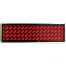 Sertronics - Shenzhen LeSun LED-Namensschild Rot 44 x 11 Pixel (b x h x t) 93 x 30 x 6 mm 125906