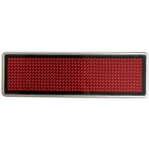 Targhetta nome led Rosso 44 x 11 Pixel (l x a x p) 93 x 30 x 6 mm 125906