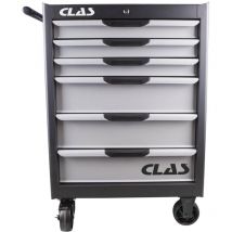 Servante d'atelier 6 tiroirs 400Kg L.688 x l.459 x H.1035mm (sans outils) - eg 0088 Clas Equipements