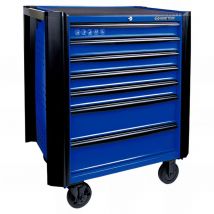 King Tony - Servante d'atelier vide bumper Bleue - 7 tiroirs - 820 x 475 x 940 mm