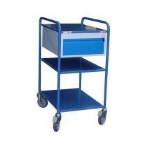 Servante d'atelier mobile charge 250 kg 3 plateaux 635 x 470 mm + 1 tiroir - Fimm