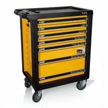 Servante d'atelier 7 tiroirs Chariot sur roues Avec frein Meuble de garage Etabli Vito