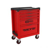Ks Tools - Servante d'atelier 5 tiroirs racing - chariot d'ateleir - desserte d'atelier vide - 855.0005