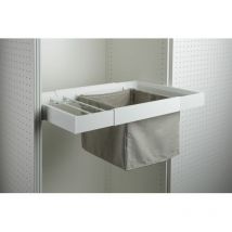 Stoff-Wäschekorb Papillon dunkel - Servetto