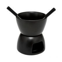 Secret De Gourmet - Service à Fondue 4 Pièces 'Inuit Dreams' 15cm Noir