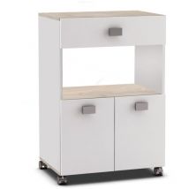 Servierwagen 2 Türen und 1 Schublade L59,6 cm – ROMARIN