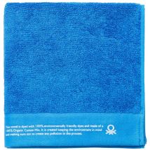 Benetton - serviette 70x140CM coton biologique 450GSM bleu be - bleu