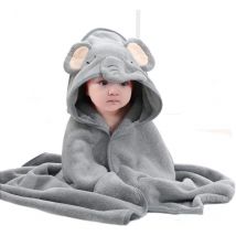 Serviette à capuche pour bébé, serviette de bain pour bébé, motif animal unique, ultra douce, absorbante pour garçon et fille, coffret cadeau pour