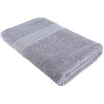 Serviette de bain 70x130 cm 100% coton - gris clair Tendance