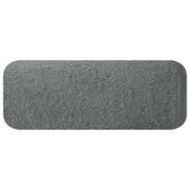 Serviette De Bain Eurofirany Classique En Coton Lisse 1 50x100cm Gris Foncé