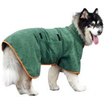 Serviette De Bain Pour Chien - Serviette De Bain En Microfibre à Séchage Rapide Super Absorbante Pour Chien Et Chat, Douce