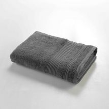 Serviette de Douche éponge – Drap de Douche 100% Coton 500g/m² – Serviette de Bain 70x130cm - anthracite .