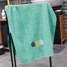 Serviette de douche Fougere menthe 70 x 130 cm