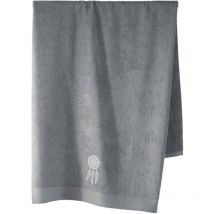 Serviette de bain 90 x 150 cm attrape reve gris