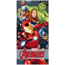 SERVIETTE DE PLAGE COTON 300g 70 x 140cm AVENGERS - Serviette de plage coton - Motif Avengers - Dimensions 70 x 140 cm - Poids
