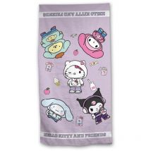 Serviette de plage - Hello Kitty et ses amis - 90x170 cm