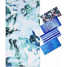 Serviette de Plage Microfibre Anti Sable Homme Femme - xxl Drap de Plage Adulte, Serviette Piscine de Bain, Geante Couverture de Plage pour Natation