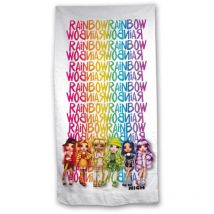Serviette de plage - Poupées Rainbow High - 70 cm x 140 cm