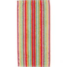 Serviette de plage Stripes 70x180 multicolore 25 éponge 510g/m2 100% coton Cawoe