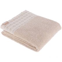 Serviette de toilette 50x90 cm 100% coton - beige Tendance