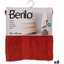 Serviette de bain couleur carreaux 50 x 90 cm (6 pièces)