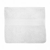 Serviette de toilette en coton 500 gr/m2 LAGUNE blanc, par Soleil d'ocre