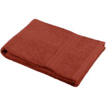 Serviette de toilette en coton bio Terracotta 50x90 cm