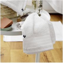 Serviette de toilette invité 30 x 50 cm garance Chantilly