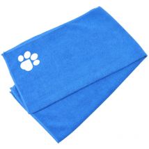 Serviette de toilette microfibre pour animaux
